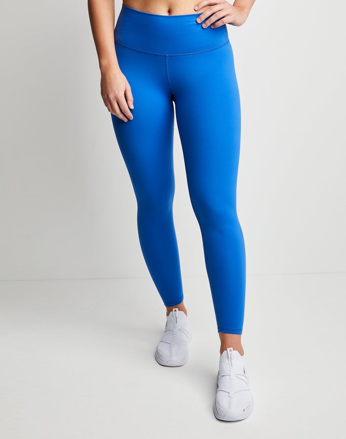 Champion Dame Leggings Blå - Soft Touch 7/8 - Danmark DKP-759630